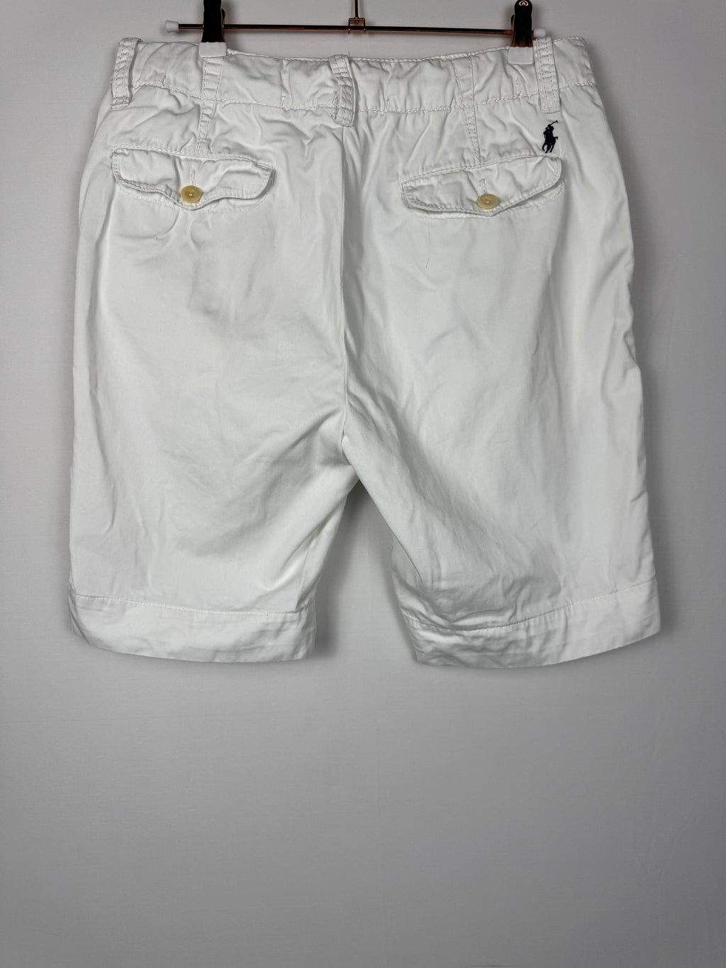Polo Ralph Lauren 2000s Vintage White Cotton Shorts