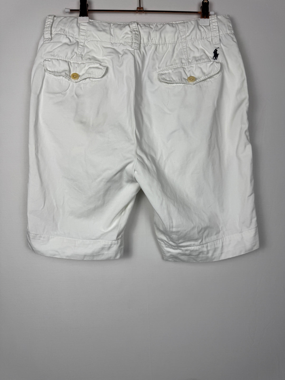 Polo Ralph Lauren 2000s Vintage White Cotton Shorts