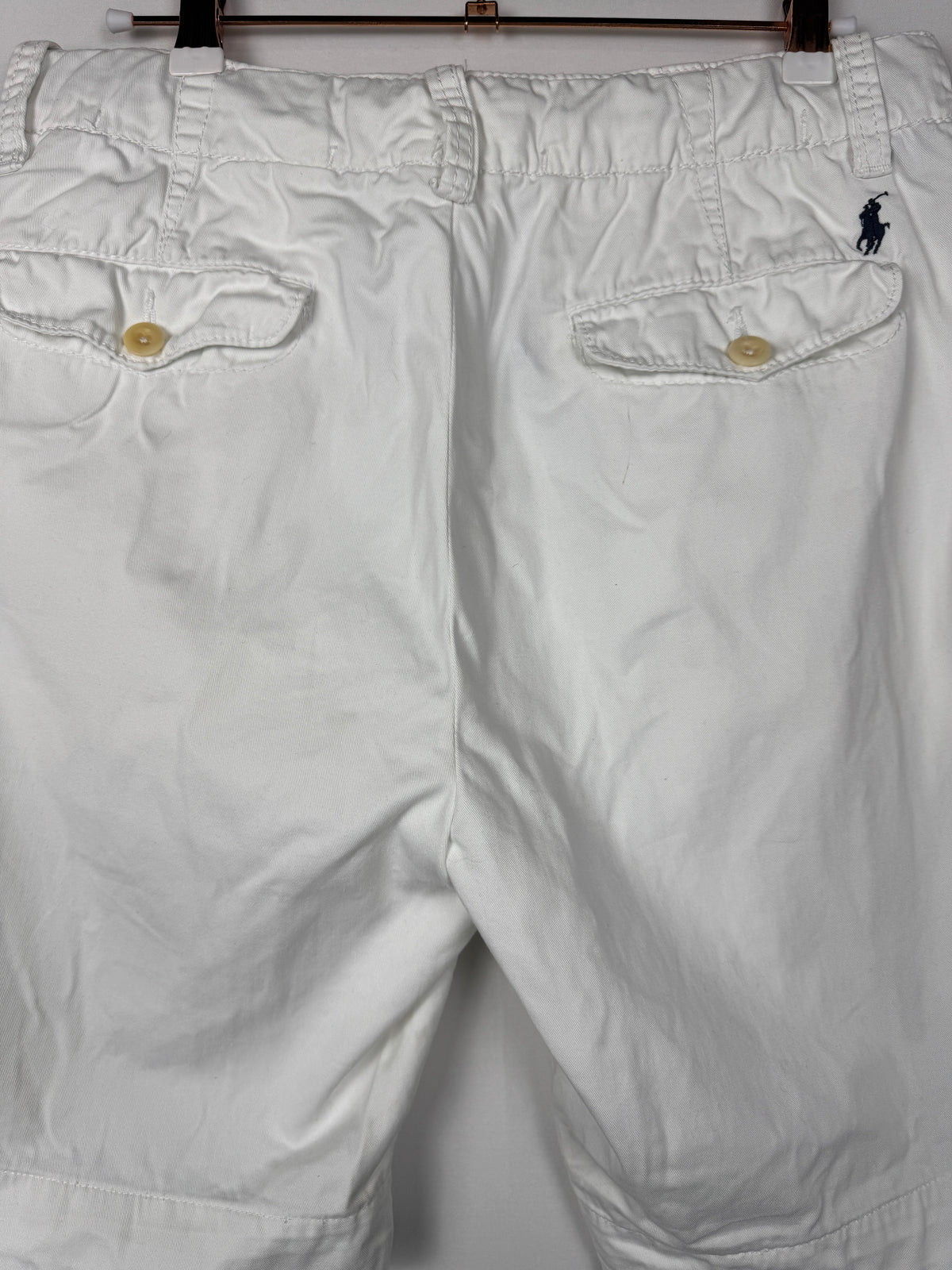 Polo Ralph Lauren 2000s Vintage White Cotton Shorts