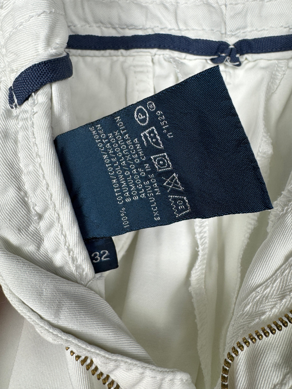 Polo Ralph Lauren 2000s Vintage White Cotton Shorts