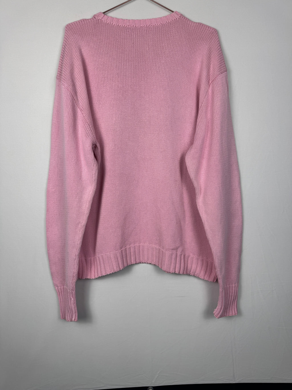 Ralph Lauren Vintage Pink Crewneck Knitted Jumper