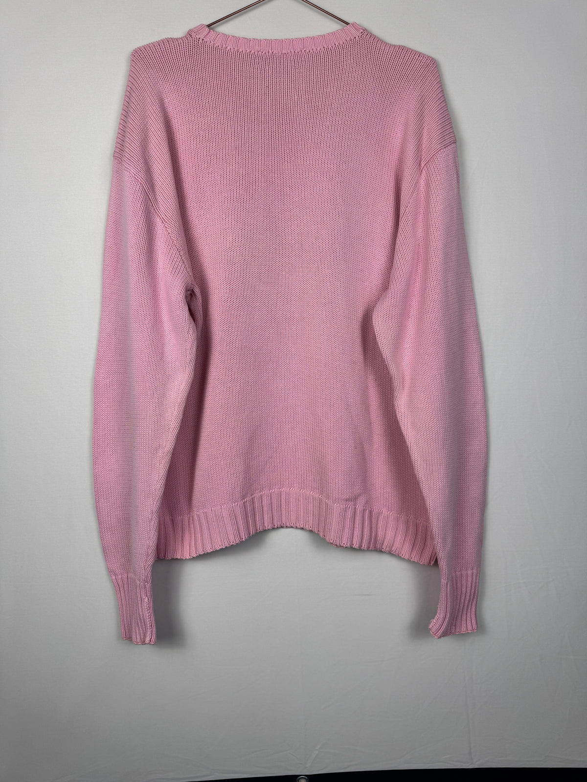 Ralph Lauren Vintage Pink Crewneck Knitted Jumper