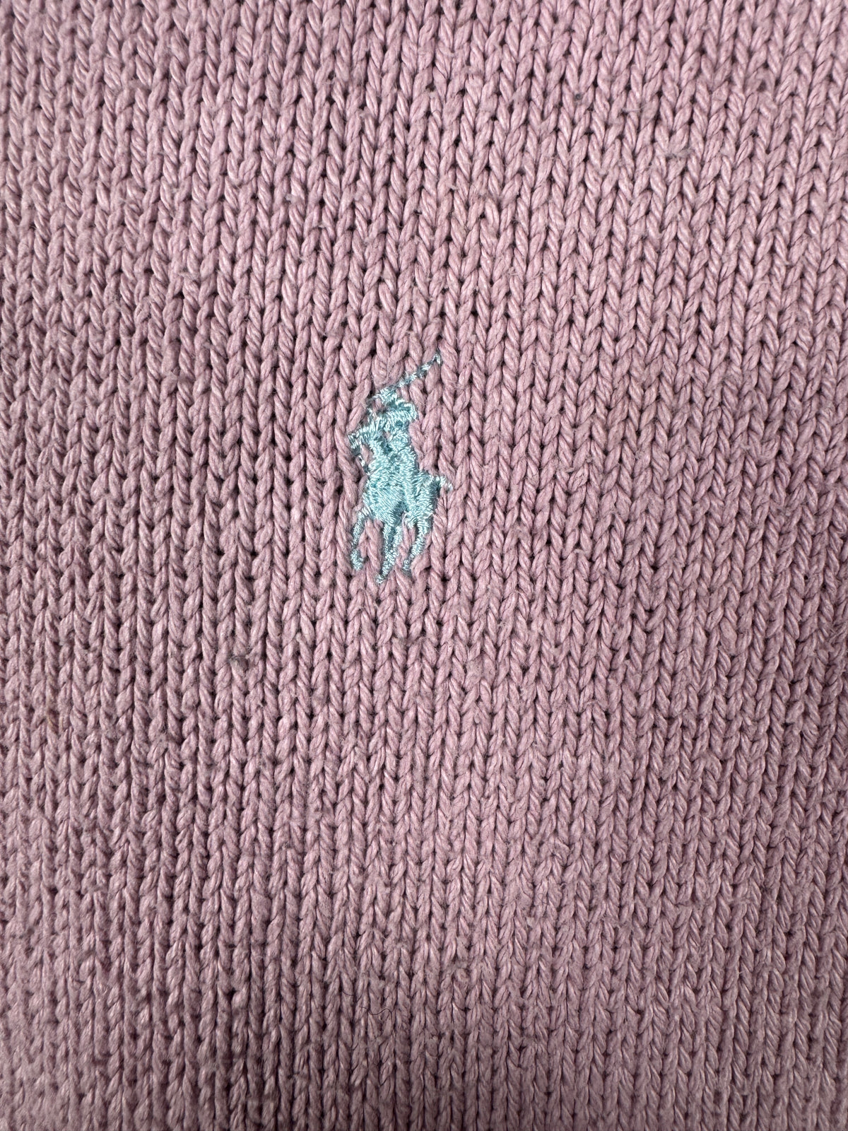 Ralph Lauren Women's Vintage Pink Crewneck Knit Jumper