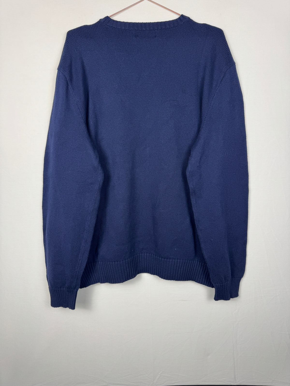 Ralph Lauren Vintage Navy Blue Crewneck Knitted Jumper