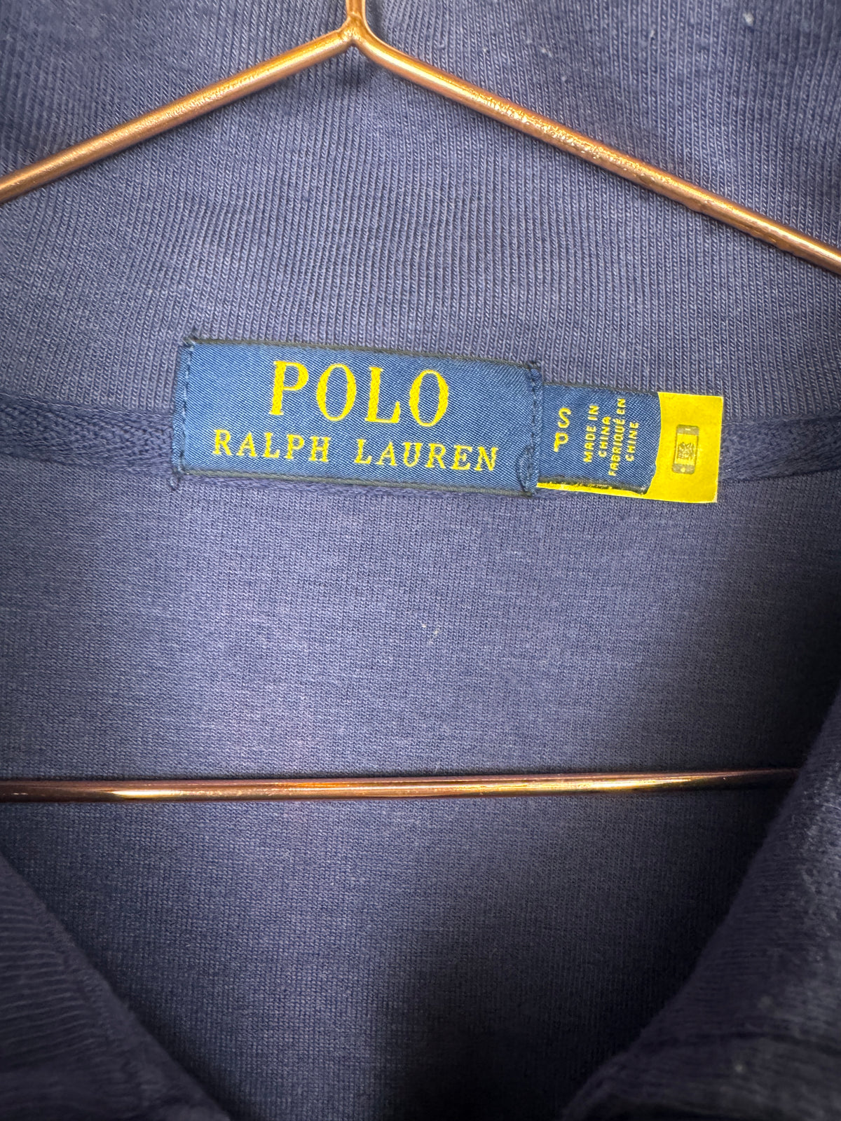 Ralph Lauren Vintage Blue Quarter-Zip Sweatshirt
