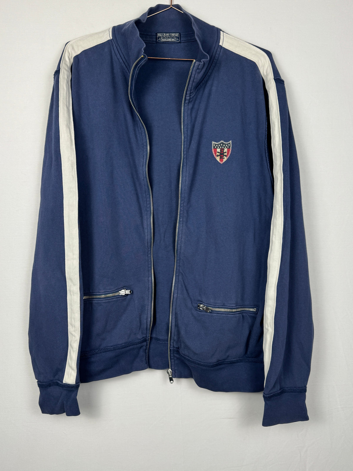 Polo Jeans Vintage Navy Blue Full-Zip Track Jacket