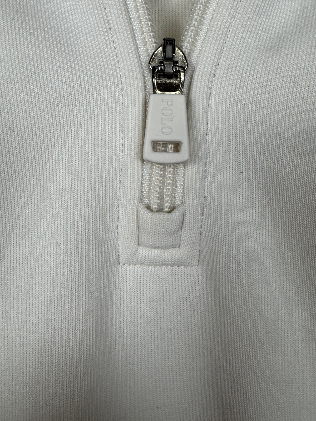 Ralph Lauren Women's Cream Quarter-Zip Sweatshirt