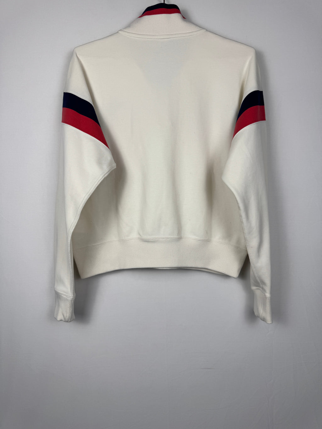 Ralph Lauren Women's Cream Quarter-Zip Sweatshirt