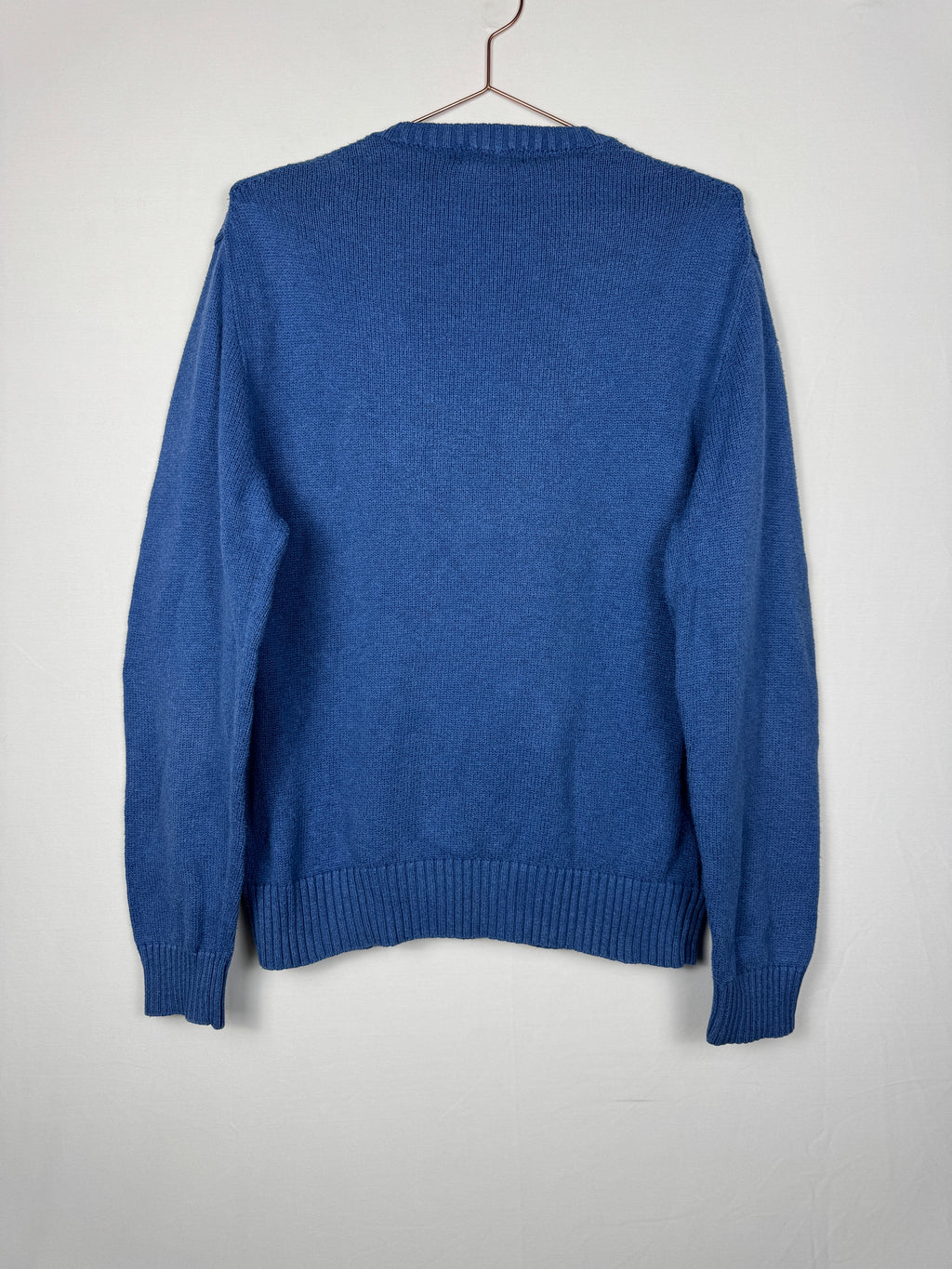 Ralph Lauren Vintage Blue Crewneck Knitted Jumper