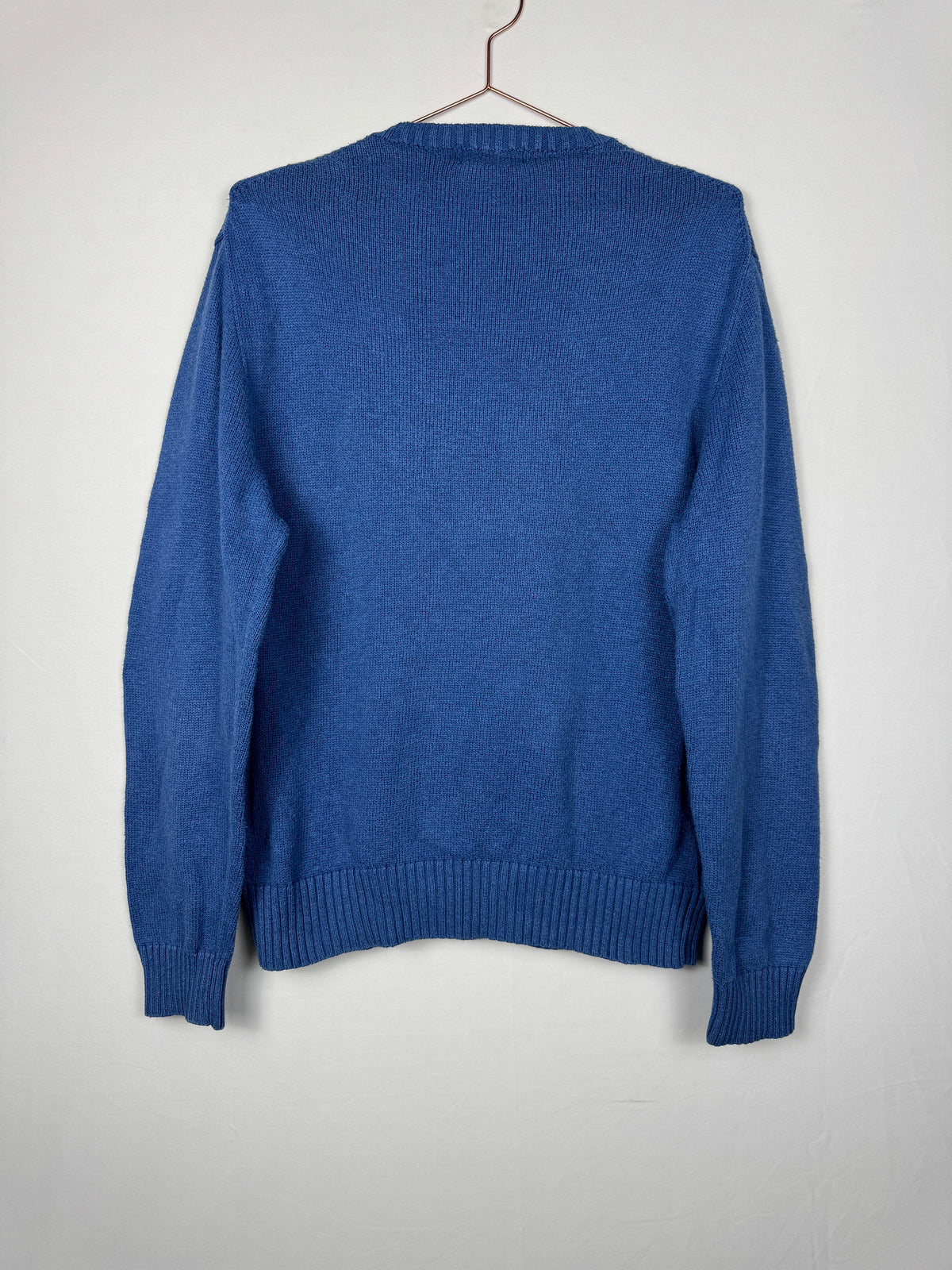 Ralph Lauren Vintage Blue Crewneck Knitted Jumper