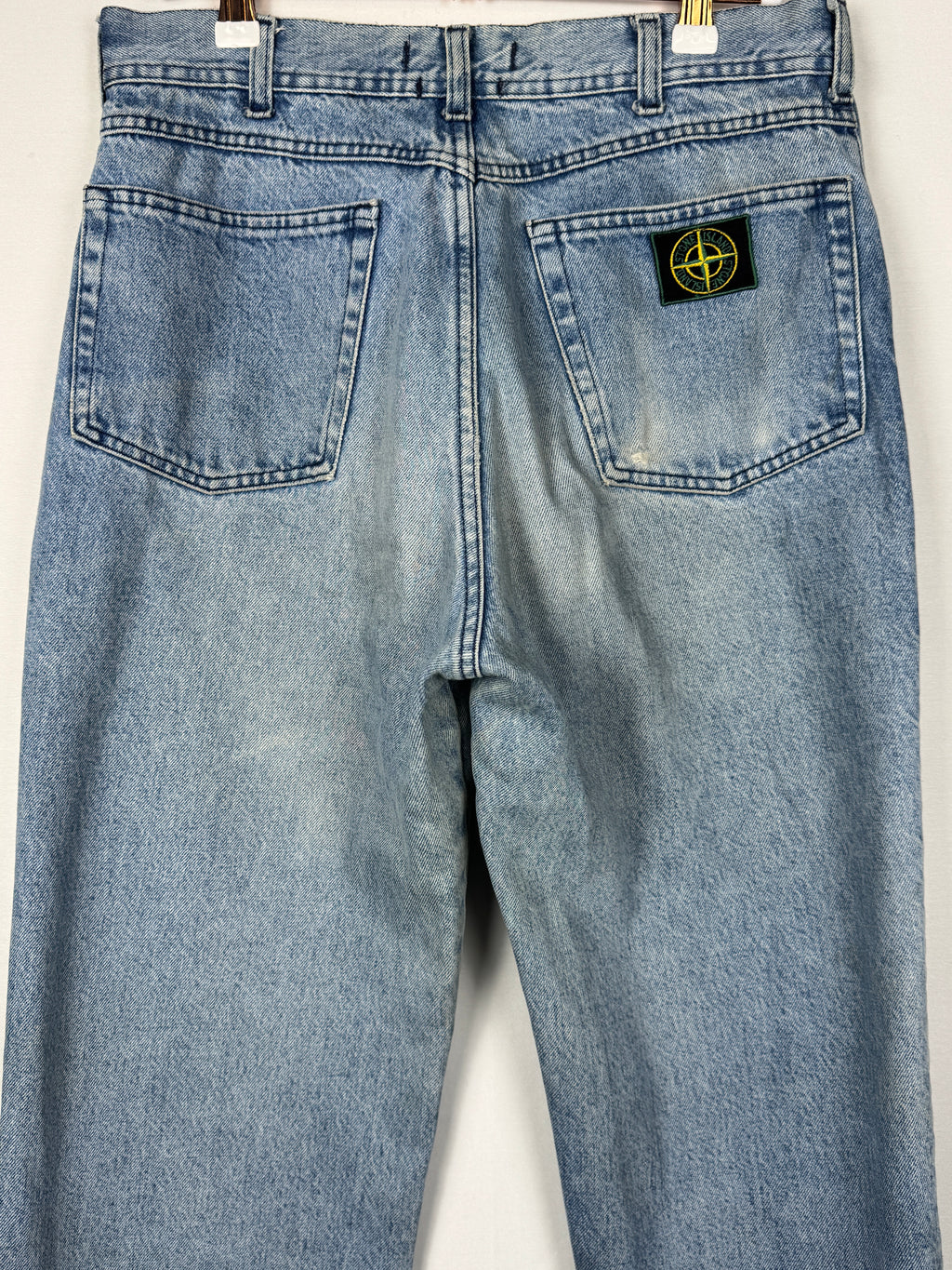 Stone Island Vintage 1980s/1990s Light Wash Denim Jeans