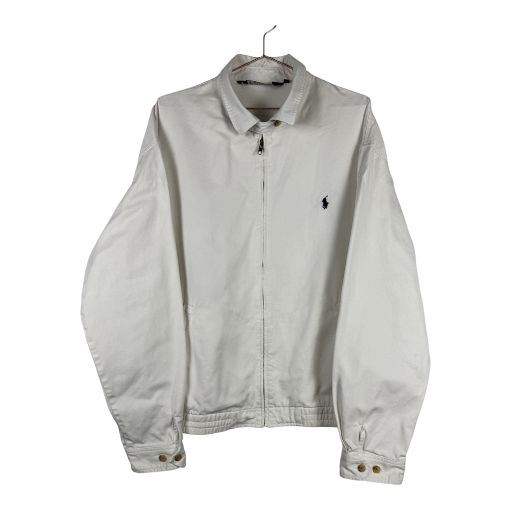 Ralph Lauren White Zip-up Jacket
