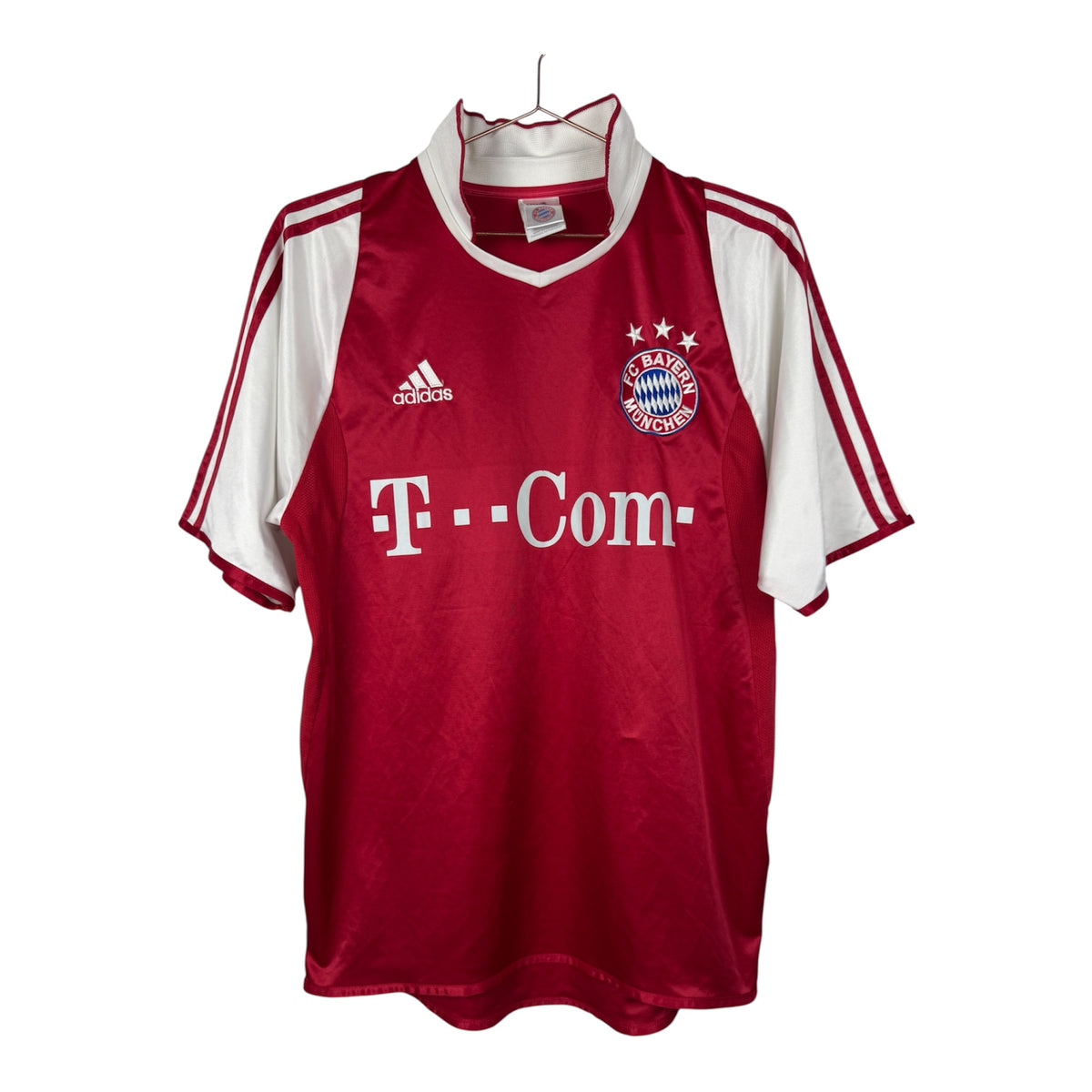 2004/05 Vintage Red/White FC Bayern Munich Home Shirt