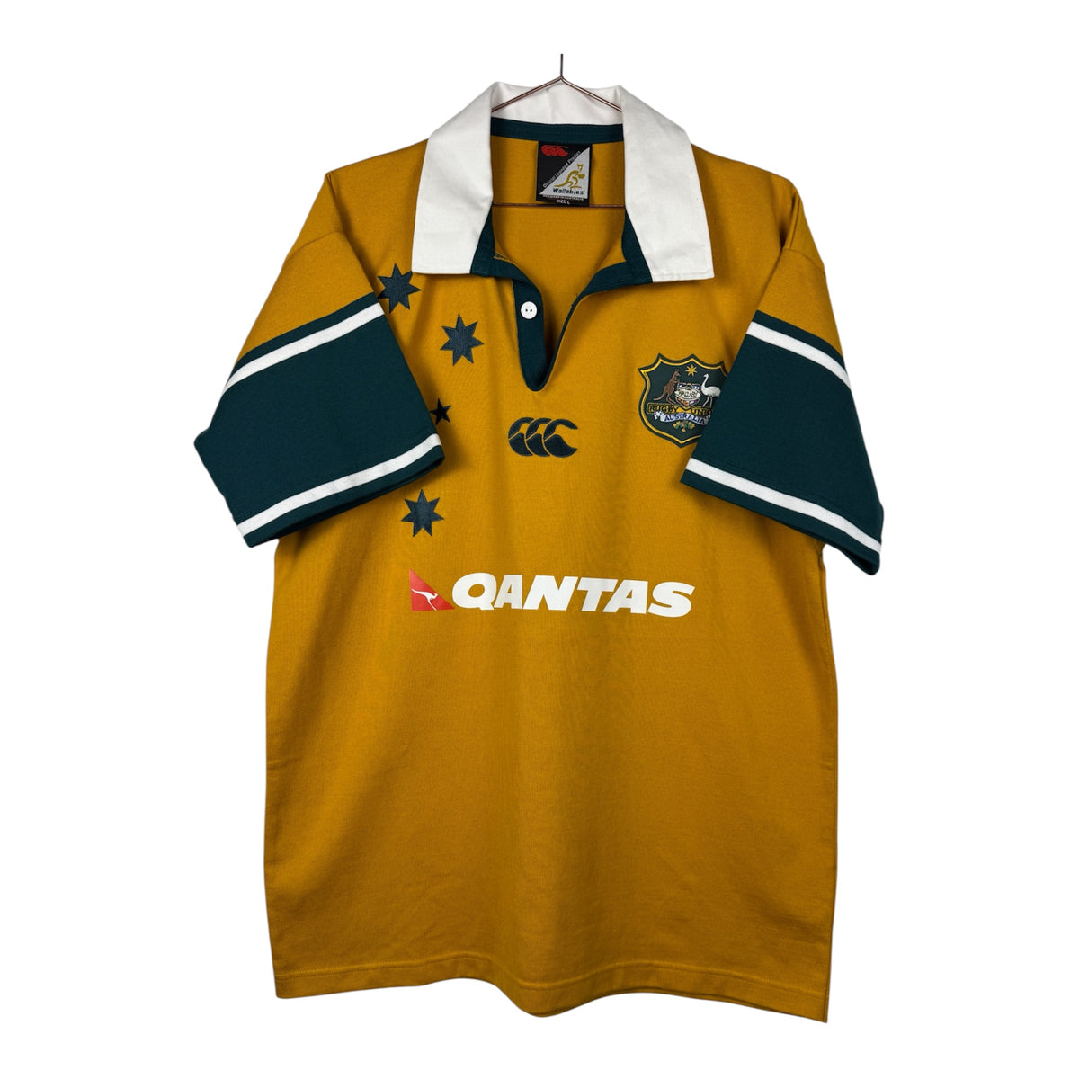 Canterbury 2004 Vintage Yellow/Green Australia Wallabies Rugby
