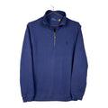 Ralph Lauren Vintage Blue Quarter-Zip Sweatshirt