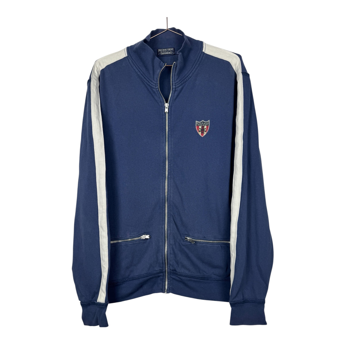 Polo Jeans Vintage Navy Blue Full-Zip Track Jacket