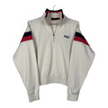 Ralph Lauren Women's Cream Quarter-Zip Sweatshirt