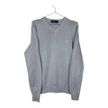 Ralph Lauren Vintage Light Blue V-Neck Knit
