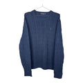 Ralph Lauren Navy Blue Cable Knit Jumper