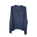 Ralph Lauren Vintage Dark Navy Blue Crewneck Knit Jumper