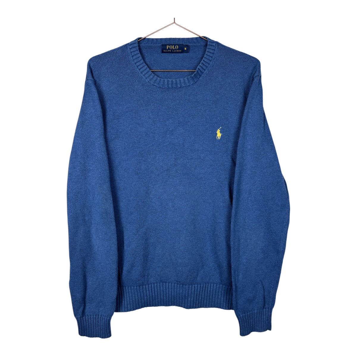 Ralph Lauren Vintage Blue Crewneck Knitted Jumper