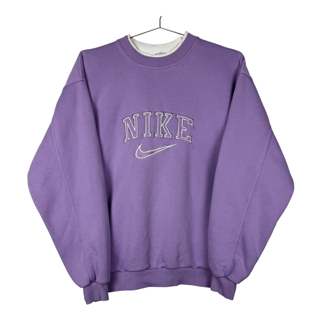 Nike 1990s Vintage Purple Graphic Sweatshirt