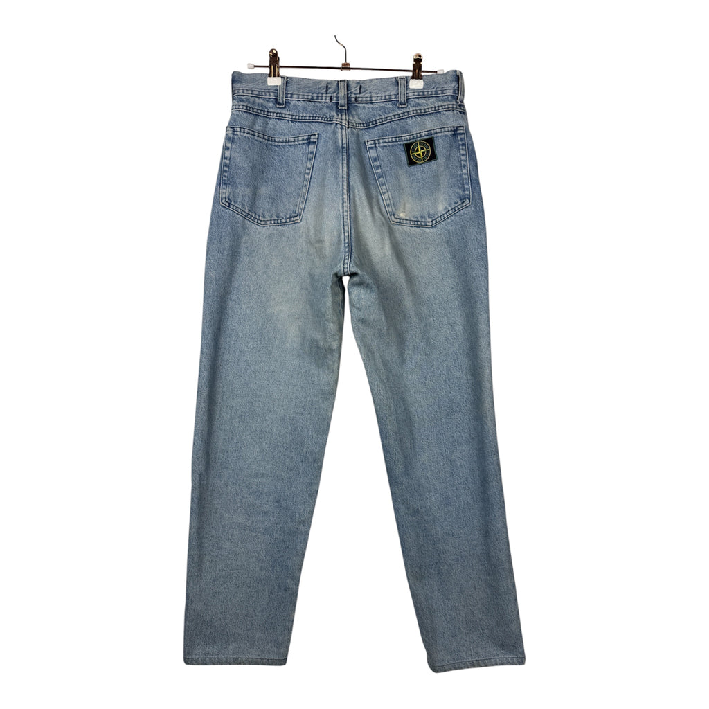 Stone Island Vintage 1980s/1990s Light Wash Denim Jeans