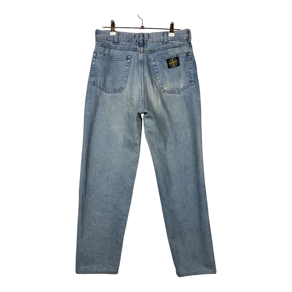 Stone Island Vintage 1980s/1990s Light Wash Denim Jeans